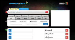 Desktop Screenshot of conversordeletras.com